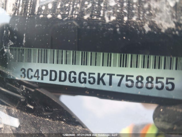 Продаж на аукціоні авто 2019 Dodge Journey Crossroad, vin: 3C4PDDGG5KT758855, номер лоту: 12660608