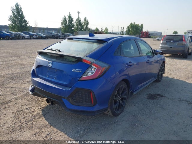 12660632 :رقم المزاد ، SHHFK7G97JU302176 vin ، 2018 Honda Civic Sport Touring مزاد بيع