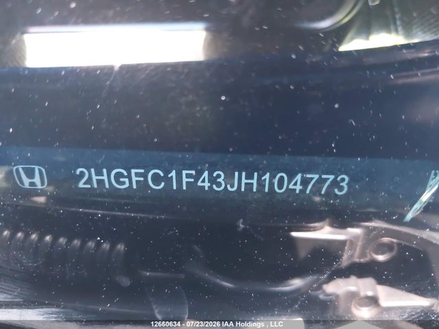 2HGFC1F43JH104773 Honda CIVIC EX