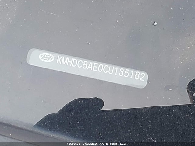 12660635 :رقم المزاد ، KMHDC8AE0CU135182 vin ، 2012 Hyundai Elantra Touring Gl/gls/gls Sport/l مزاد بيع