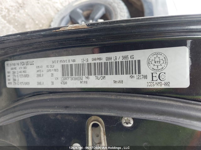 Aukcja sprzedaży 2019 Ram 1500 Classic St, vin: 1C6RR7FT6KS602262, numer aukcji: 12636744