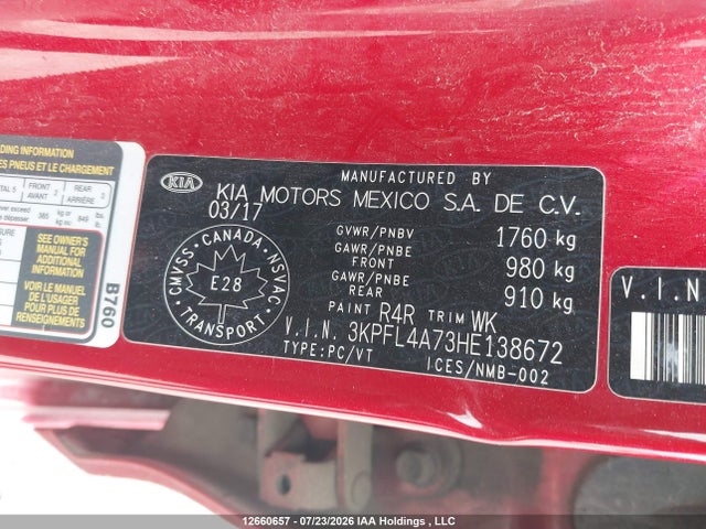 KIA Forte Lx/s 2017 3KPFL4A73HE138672 Image 18