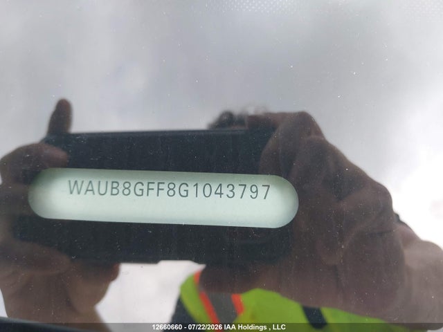 12660660 :رقم المزاد ، WAUB8GFF8G1043797 vin ، 2016 Audi A3 2.0t Komfort مزاد بيع