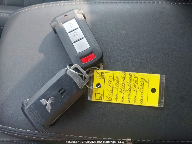 2020 Mitsubishi Outlander Sel/gt/fe მანქანა იყიდება აუქციონზე, vin: JA4J24A51LZ606790, აუქციონის ნომერი: 12660687