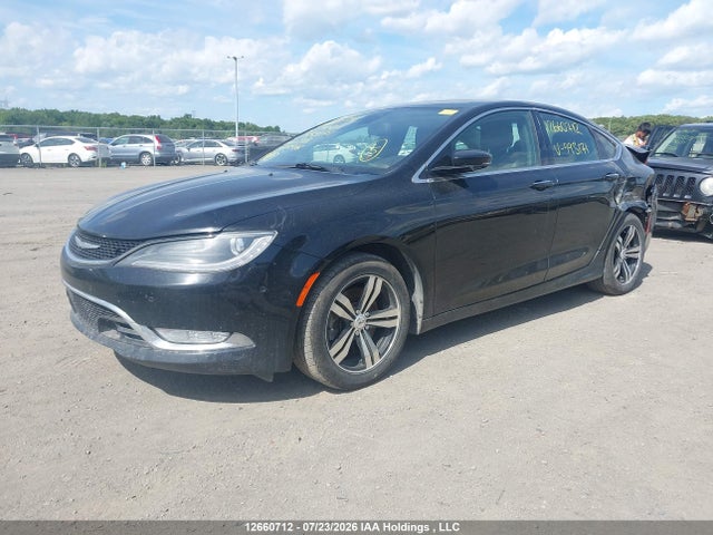 12660712 :رقم المزاد ، 1C3CCCEG3FN593171 vin ، 2015 Chrysler 200 مزاد بيع