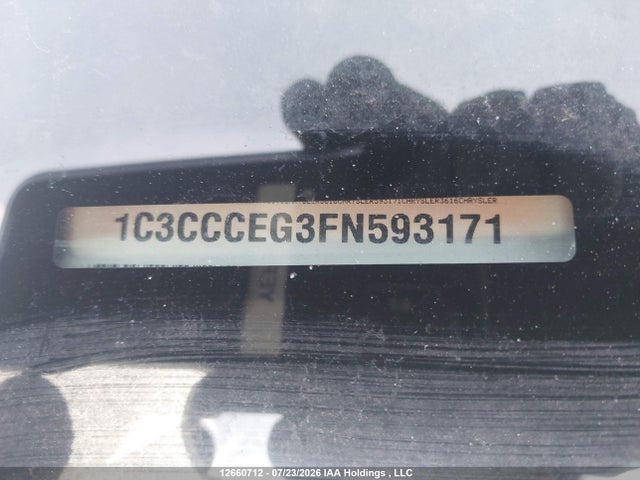 12660712 :رقم المزاد ، 1C3CCCEG3FN593171 vin ، 2015 Chrysler 200 مزاد بيع