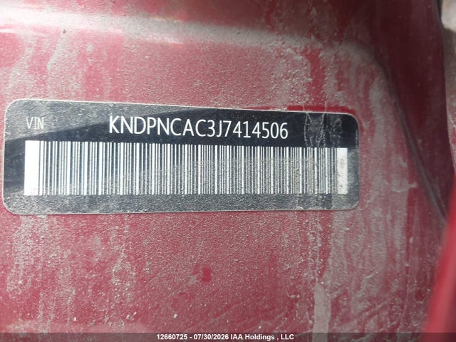 Продаж на аукціоні авто 2018 Kia Sportage, vin: KNDPNCAC3J7414506, номер лоту: 12660725