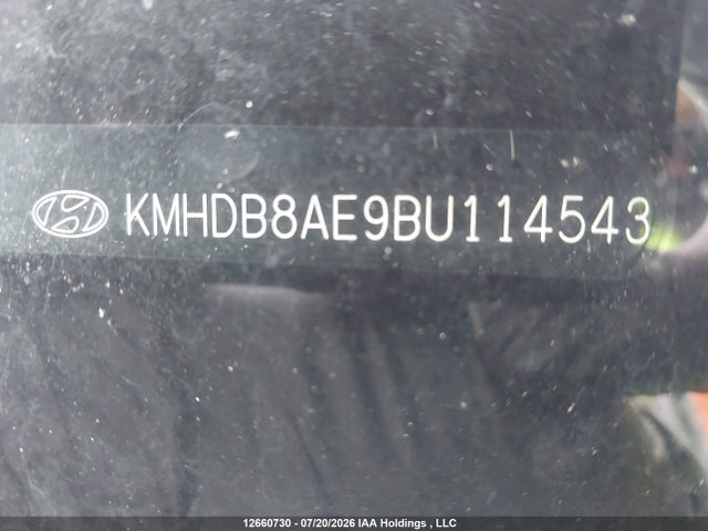 12660730 :رقم المزاد ، KMHDB8AE9BU114543 vin ، 2011 Hyundai Elantra Touring Gls مزاد بيع