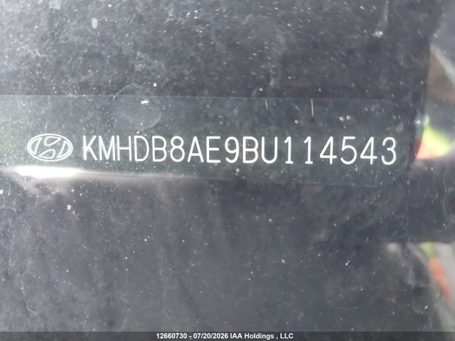 12660730 :رقم المزاد ، KMHDB8AE9BU114543 vin ، 2011 Hyundai Elantra Touring Gls مزاد بيع