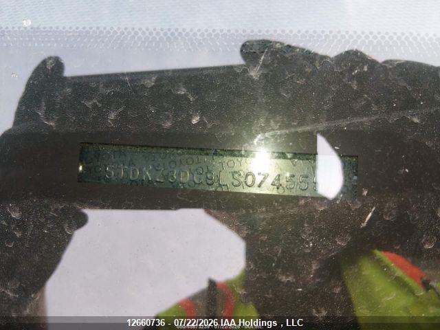 Aukcja sprzedaży 2020 Toyota Sienna Le, vin: 5TDKZ3DC9LS074555, numer aukcji: 12660736