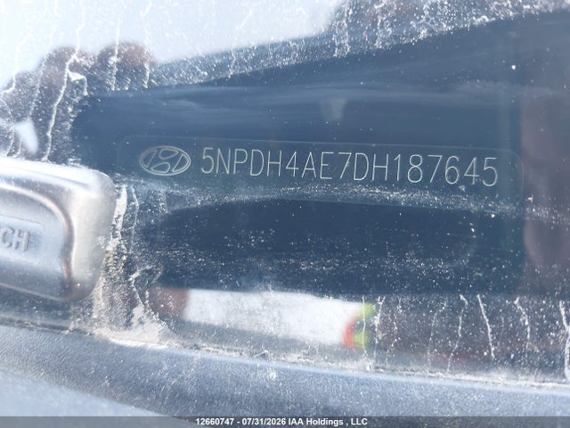 Aukcja sprzedaży 2013 Hyundai Elantra, vin: 5NPDH4AE7DH187645, numer aukcji: 12660747