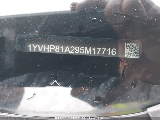 2009 Mazda 6 I მანქანა იყიდება აუქციონზე, vin: 1YVHP81A295M17716, აუქციონის ნომერი: 12660787