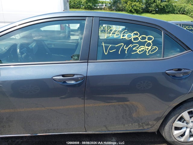 2016 Toyota Corolla L/le/le Pls/prm/s/s Pls მანქანა იყიდება აუქციონზე, vin: 2T1BURHE7GC743840, აუქციონის ნომერი: 12660808