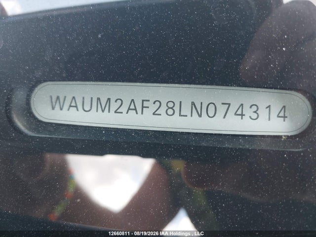 Продаж на аукціоні авто 2020 Audi A6 Prestige, vin: WAUM2AF28LN074314, номер лоту: 12660811