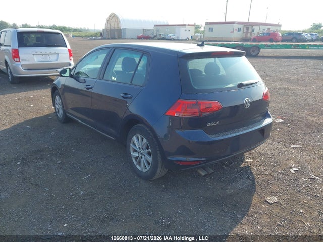 2017 Volkswagen Golf მანქანა იყიდება აუქციონზე, vin: 3VW217AU5HM042847, აუქციონის ნომერი: 12660813