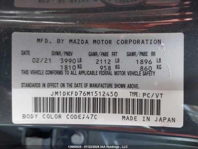Mazda Cx-3 Gt 2021 JM1DKFD76M1512450 Image 9