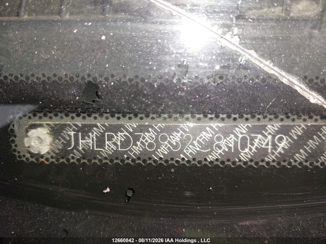 12660842 :رقم المزاد ، JHLRD78932C810749 vin ، 2002 Honda Cr-v Ex مزاد بيع
