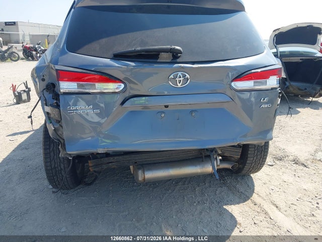 2022 Toyota Corolla Cross Le მანქანა იყიდება აუქციონზე, vin: 7MUBAABG8NV035630, აუქციონის ნომერი: 12660862