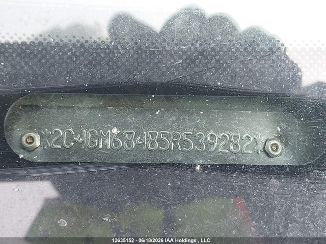 2005 Chrysler Pacifica Touring მანქანა იყიდება აუქციონზე, vin: 2C4GM68485R539282, აუქციონის ნომერი: 12635152