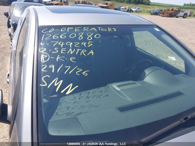 Продажа на аукционе авто 2012 Nissan Sentra 2.0 S, vin: 3N1AB6AP8CL749295, номер лота: 12660880