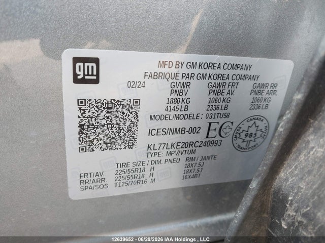 Chevrolet Trax Activ 2024 KL77LKE20RC240993 Image 21