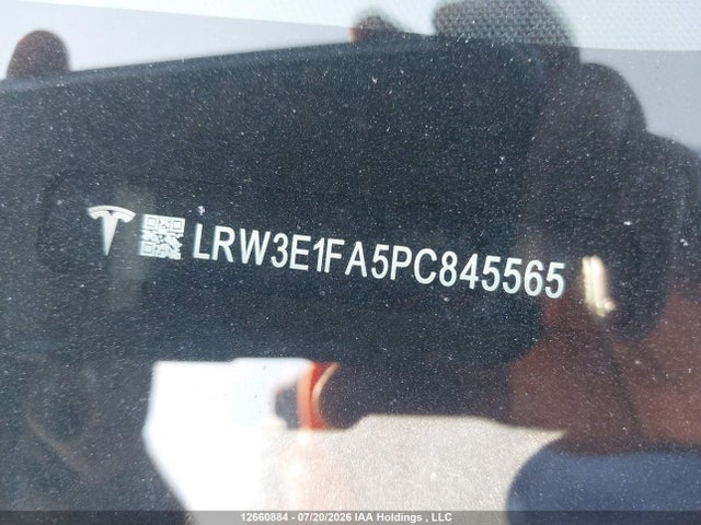 Aukcja sprzedaży 2023 Tesla Model 3, vin: LRW3E1FA5PC845565, numer aukcji: 12660884