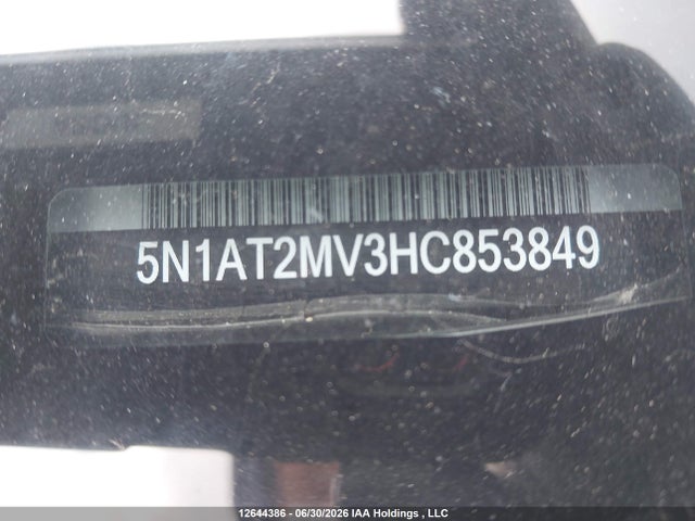 12644386 :رقم المزاد ، 5N1AT2MV3HC853849 vin ، 2017 Nissan Rogue S/sl Platinum/sv مزاد بيع