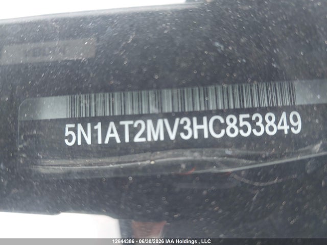 12644386 :رقم المزاد ، 5N1AT2MV3HC853849 vin ، 2017 Nissan Rogue S/sl Platinum/sv مزاد بيع