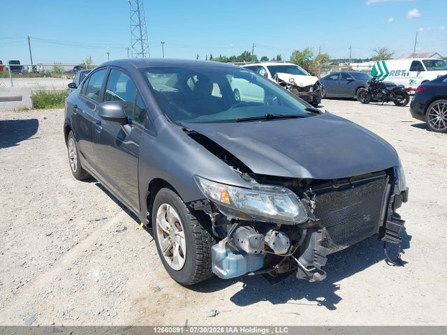 2013 Honda Civic Lx მანქანა იყიდება აუქციონზე, vin: 2HGFB2F45DH043553, აუქციონის ნომერი: 12660891