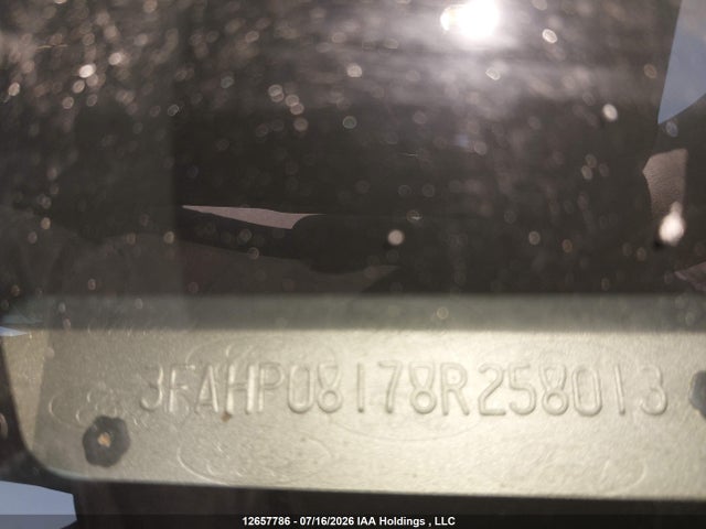 Aukcja sprzedaży 2008 Ford Fusion Sel, vin: 3FAHP08178R258013, numer aukcji: 12657786