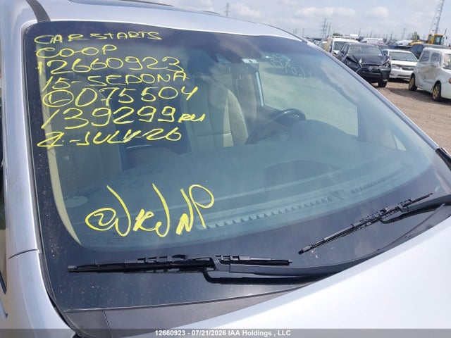 Продажа на аукционе авто 2015 Kia Sedona Sxl, vin: KNDME5C12F6075504, номер лота: 12660923