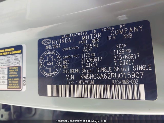 Hyundai Kona Sel 2024 KM8HC3A62RU015907 Image 9