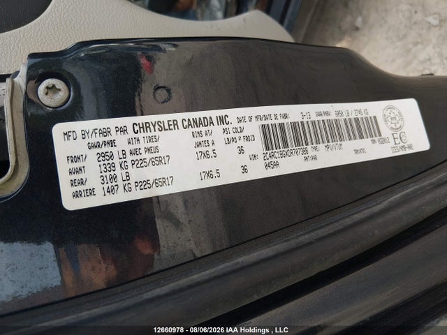 Продажа на аукционе авто 2013 Chrysler Town & Country Touring, vin: 2C4RC1BGXDR707388, номер лота: 12660978