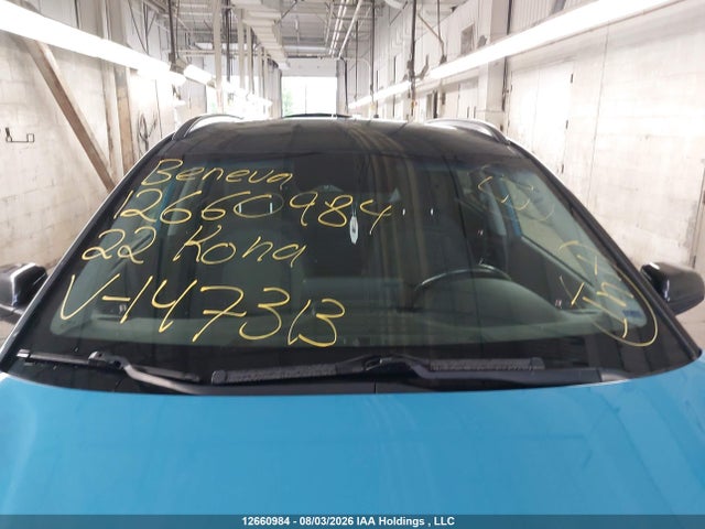 Продаж на аукціоні авто 2022 Hyundai Kona Electric Preferred With Two-tone Roof, vin: KM8K23AG3NU147313, номер лоту: 12660984