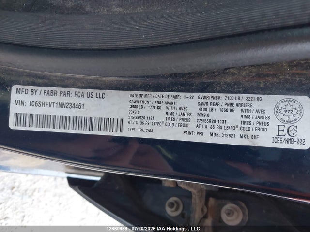 RAM 1500 Sport 2022 1C6SRFVT1NN234461 Image 19