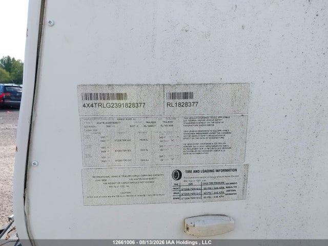 Продажа на аукционе авто 2009 Rockwood Travel Trailer, vin: 4X4TRLG2391828377, номер лота: 12661006