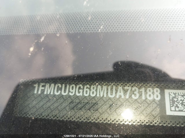 Продажа на аукционе авто 2021 Ford Escape Se, vin: 1FMCU9G68MUA73188, номер лота: 12661021