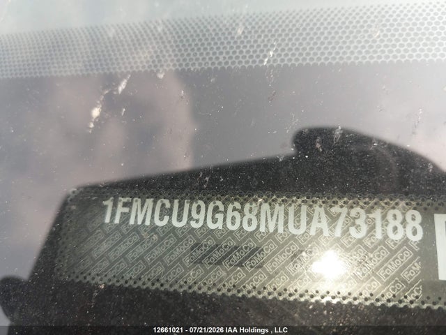 Продажа на аукционе авто 2021 Ford Escape Se, vin: 1FMCU9G68MUA73188, номер лота: 12661021