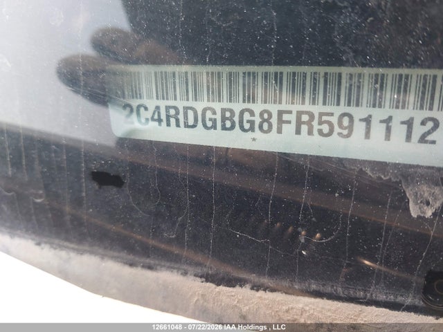Продаж на аукціоні авто 2015 Dodge Grand Caravan Se, vin: 2C4RDGBG8FR591112, номер лоту: 12661048