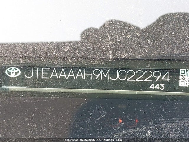 JTEAAAAH9MJ022294 Toyota Venza Le/xle/limited