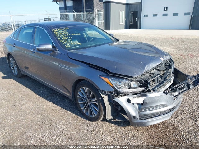 12661068 :رقم المزاد ، KMHGN4JE8FU078427 vin ، 2015 Hyundai Genesis 3.8l مزاد بيع