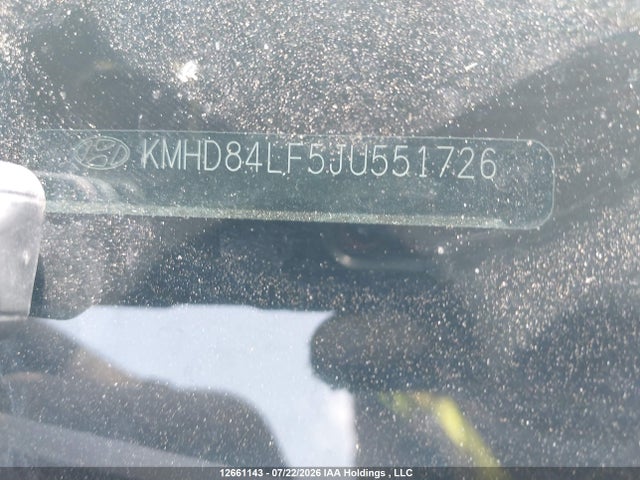 12661143 :رقم المزاد ، KMHD84LF5JU551726 vin ، 2018 Hyundai Elantra Gl مزاد بيع