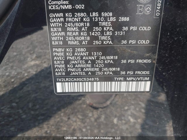Volkswagen ATLAS SE 2025 1V2LR2CA9SC534875 Image 9