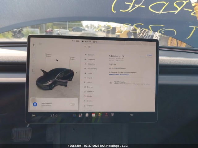Tesla MODEL 3 2025 5YJ3E1EB2SF949052 Image 7
