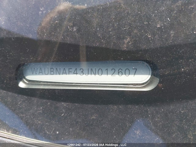 Продаж на аукціоні авто 2018 Audi A4 2.0t Progressiv, vin: WAUBNAF43JN012607, номер лоту: 12661242