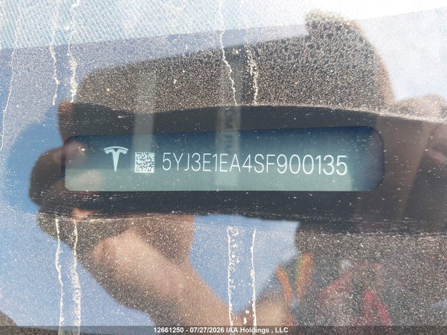 Aukcja sprzedaży 2025 Tesla Model 3 Long Range Rear-wheel Drive/standard Rear-wheel Drive, vin: 5YJ3E1EA4SF900135, numer aukcji: 12661250