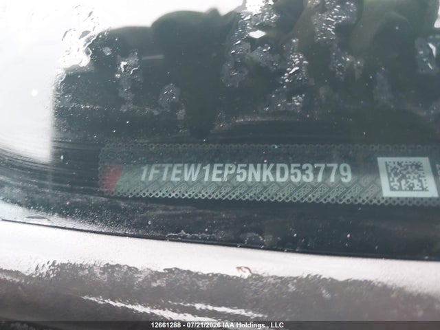 1FTEW1EP5NKD53779 Ford F-150 Lariat/xl/xlt