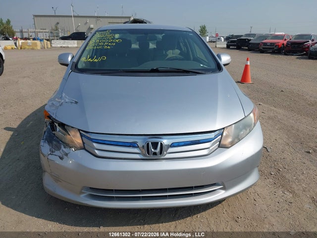 12661302 :رقم المزاد ، JHMFB4F22CS800200 vin ، 2012 Honda Civic Hybrid مزاد بيع