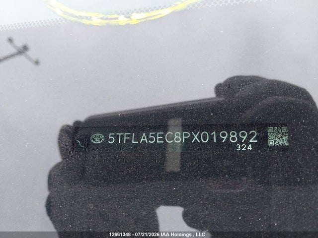 12661348 :رقم المزاد ، 5TFLA5EC8PX019892 vin ، 2023 Toyota Tundra Crewmax Sr5 مزاد بيع