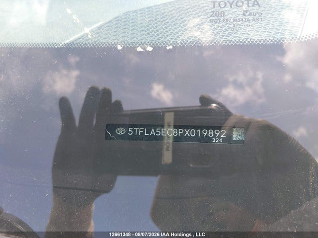 12661348 :رقم المزاد ، 5TFLA5EC8PX019892 vin ، 2023 Toyota Tundra Crewmax Sr5 مزاد بيع